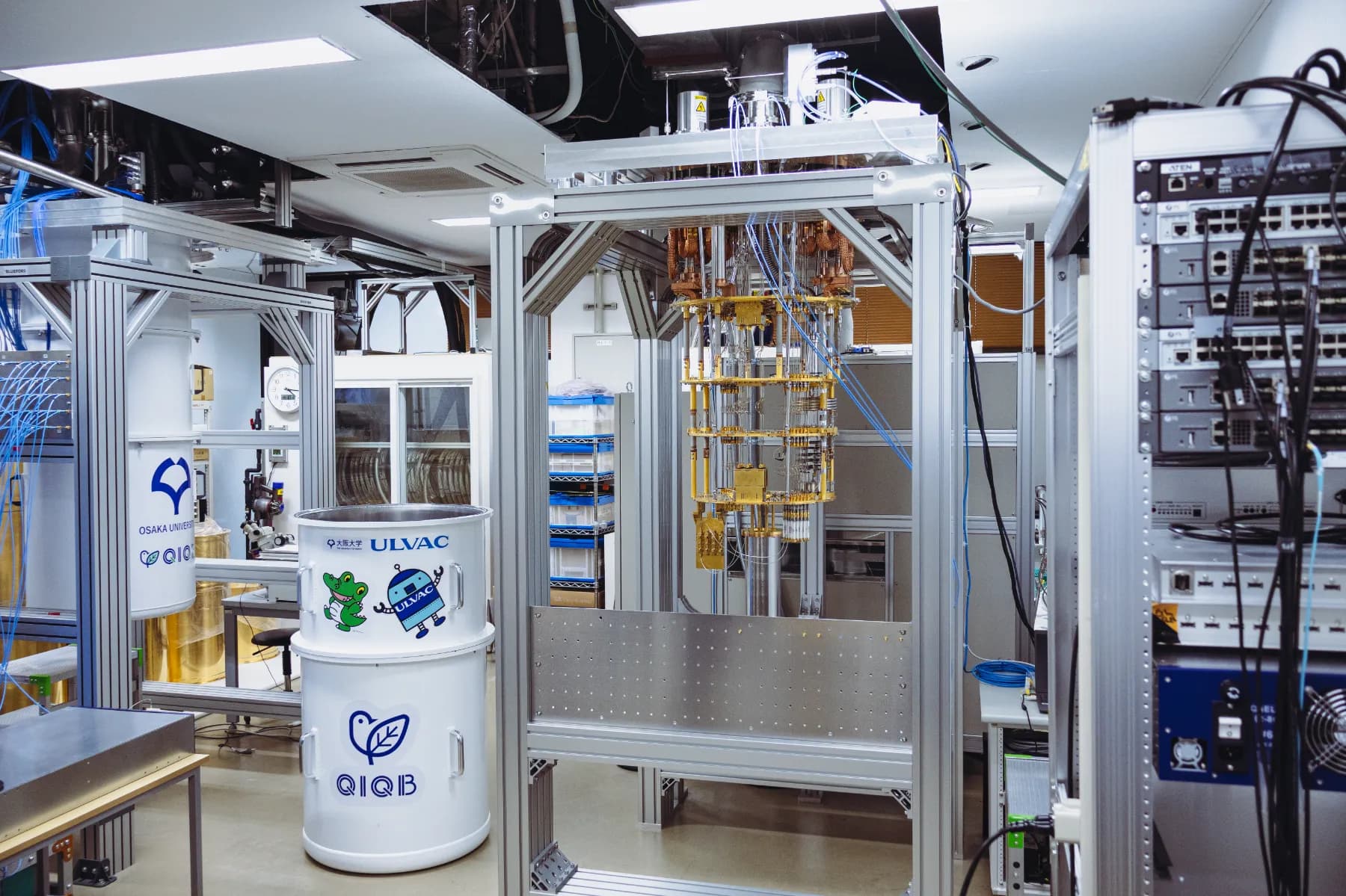 Japan's quantum computer at the University of Osaka. Image source: QIQB, The University of Osaka